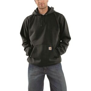Carhartt Mens Loose Fit Midweight Hoodie Black/Grey Size Large New With Tags